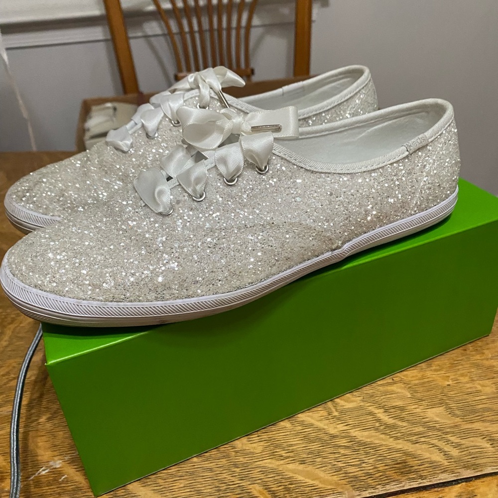 Kate Spade Keds Glitter Sneakers
